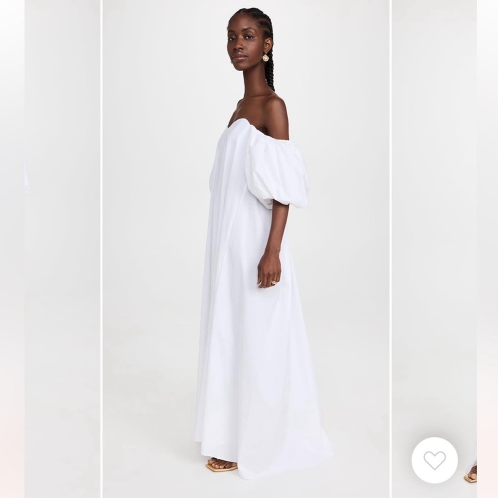 Caroline Constas White Off-Shoulder Maxi Dress - Picture 4 of 12